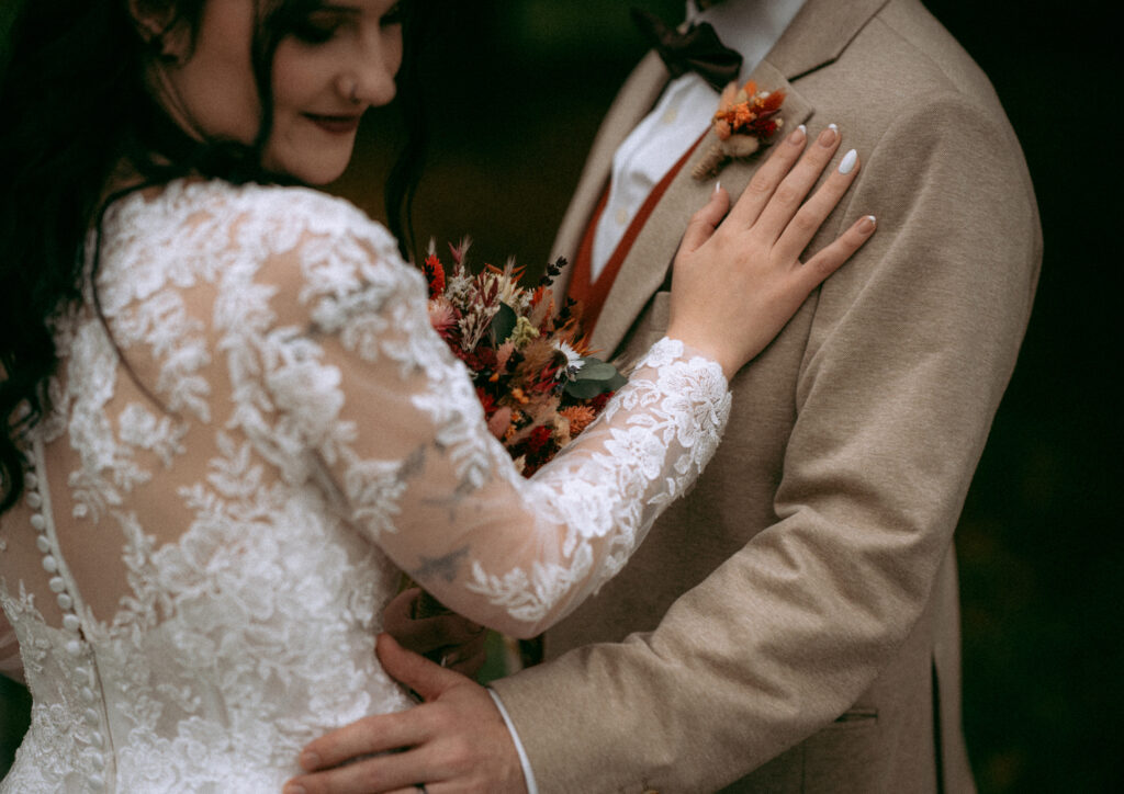 Hochzeitsfotografin Saarland – Paarbilder Herbst Hochzeit